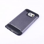 Wholesale Samsung Galaxy S6 Iron Armor Hybrid Case (Silver)